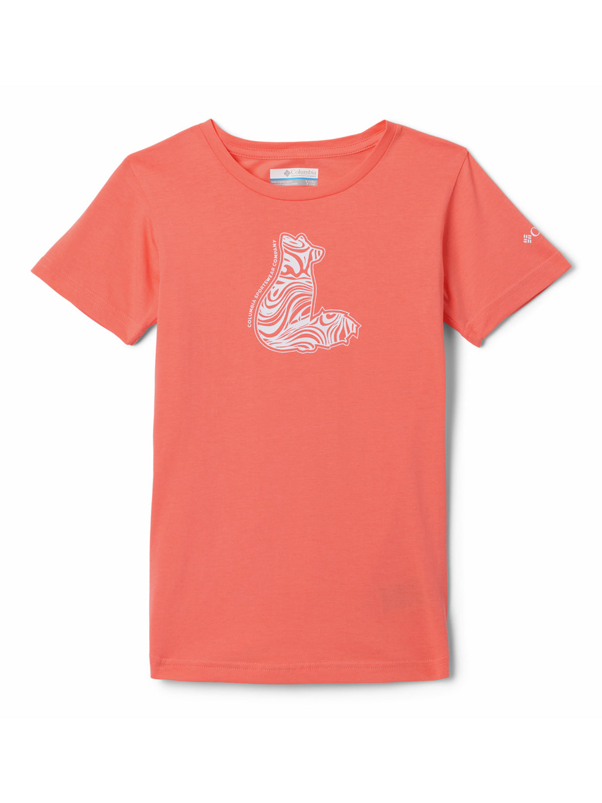 Polera Manga Corta Nina Miion Lake Rosado Columbia