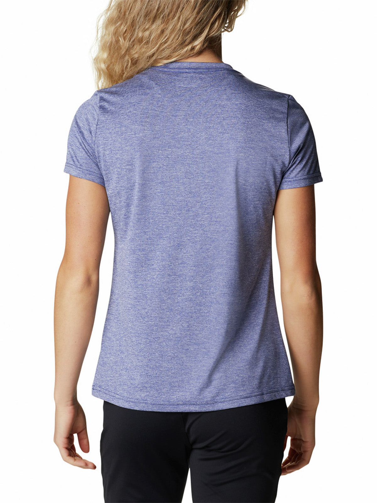 Polera Manga Corta Mujer Hike Azul Columbia