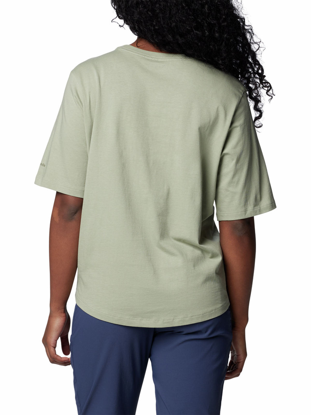 Polera Manga Corta Mujer North Cascades Relaxed Verde Columbia
