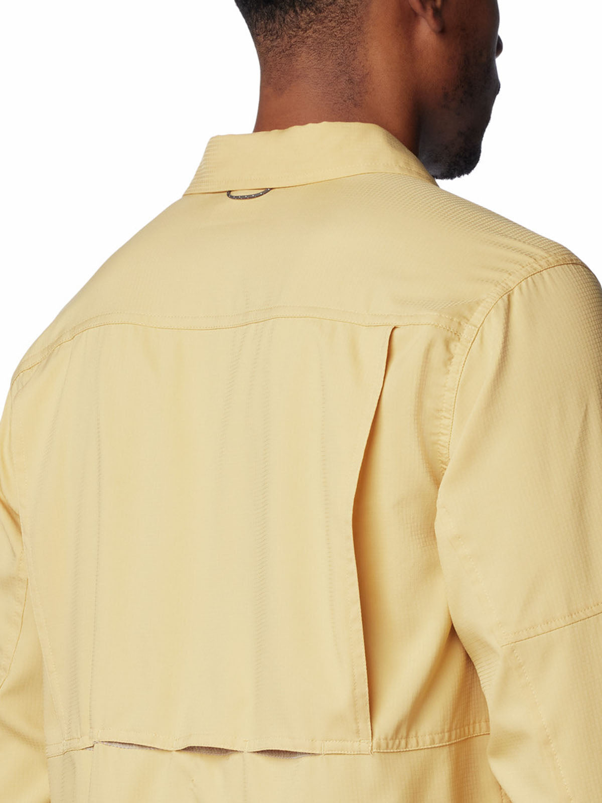 Camisa Manga Larga Hombre Silver Ridge Utility Lite Amarillo Columbia