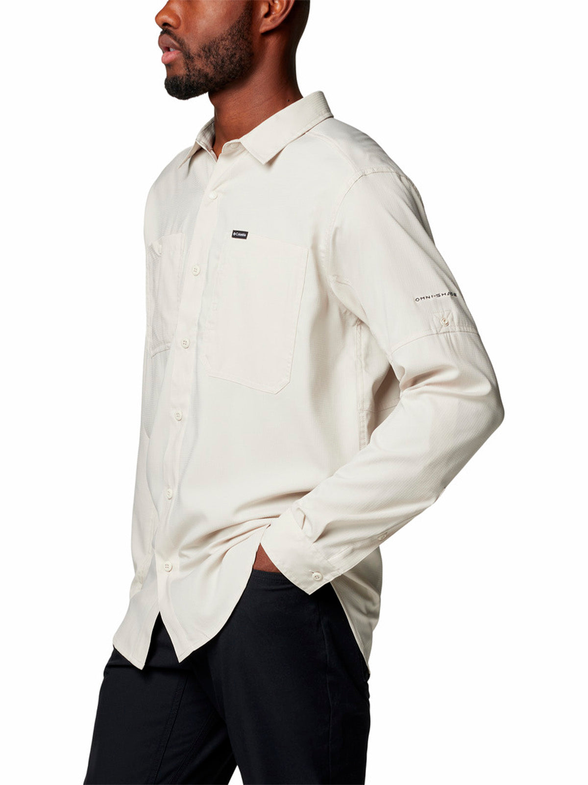 Camisa Manga Larga Hombre Silver Ridge Utility Lite Gris Columbia