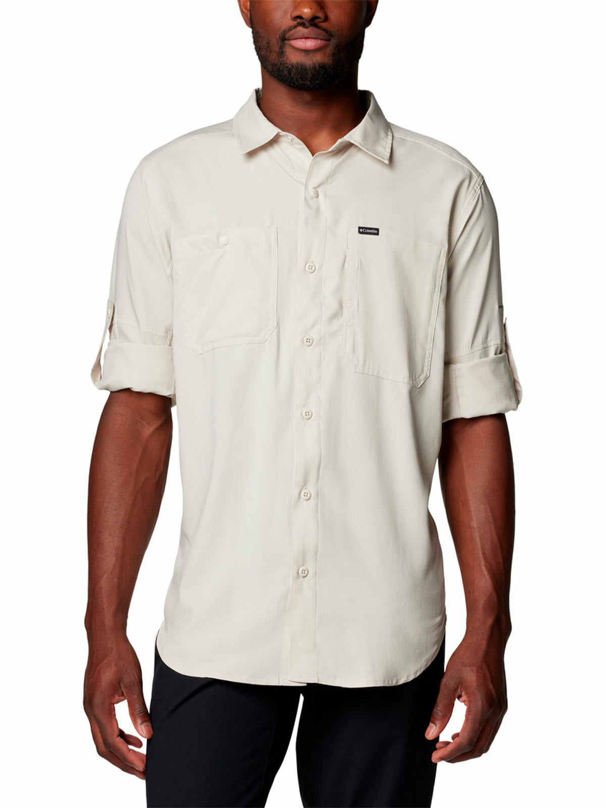 Camisa Manga Larga Hombre Silver Ridge Utility Lite Gris Columbia