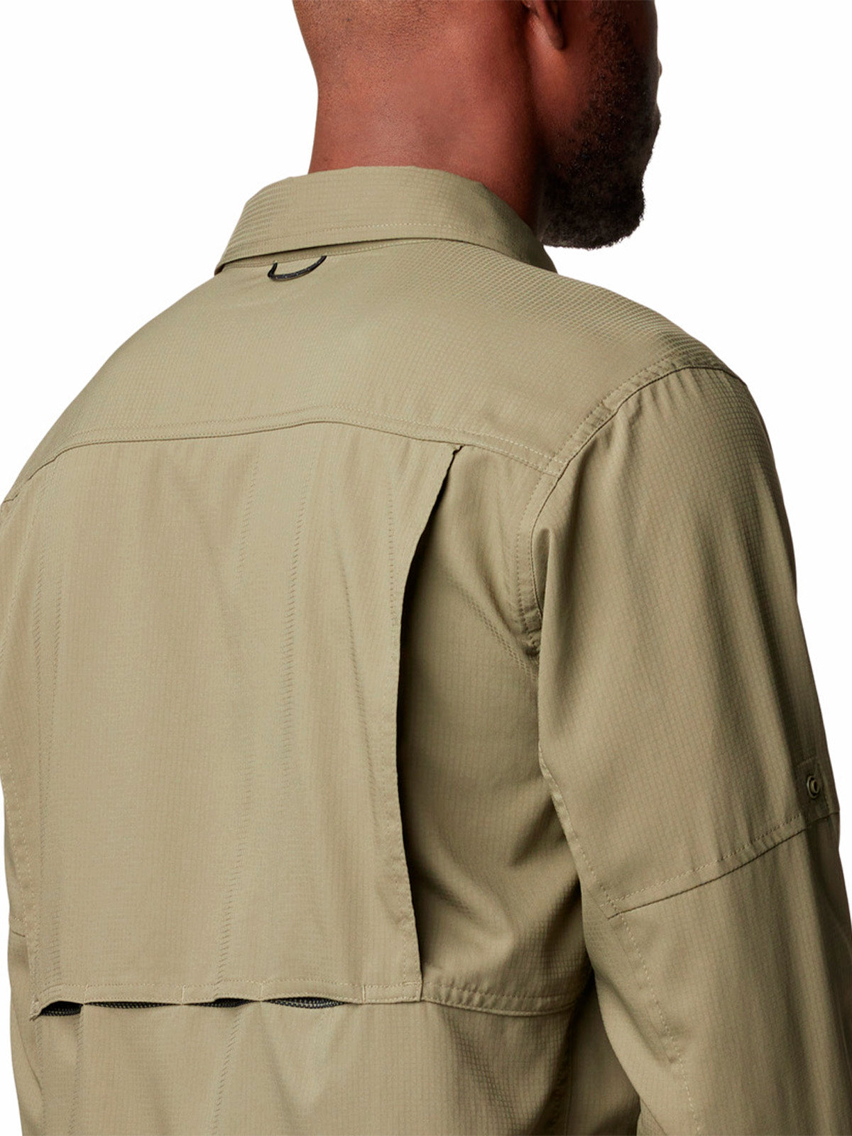 Camisa Manga Larga Hombre Silver Ridge Utility Lite Verde Columbia