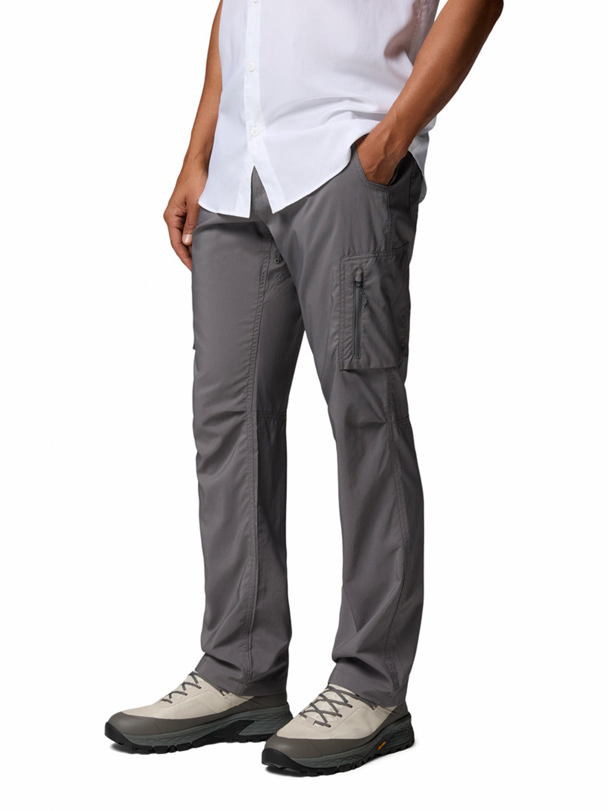 Pantalón Hombre Silver Ridge Utility Gris Columbia