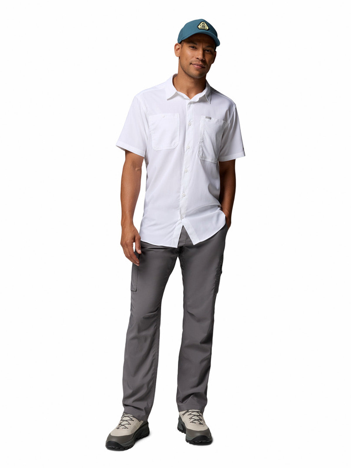 Pantalón Hombre Silver Ridge Utility Gris Columbia