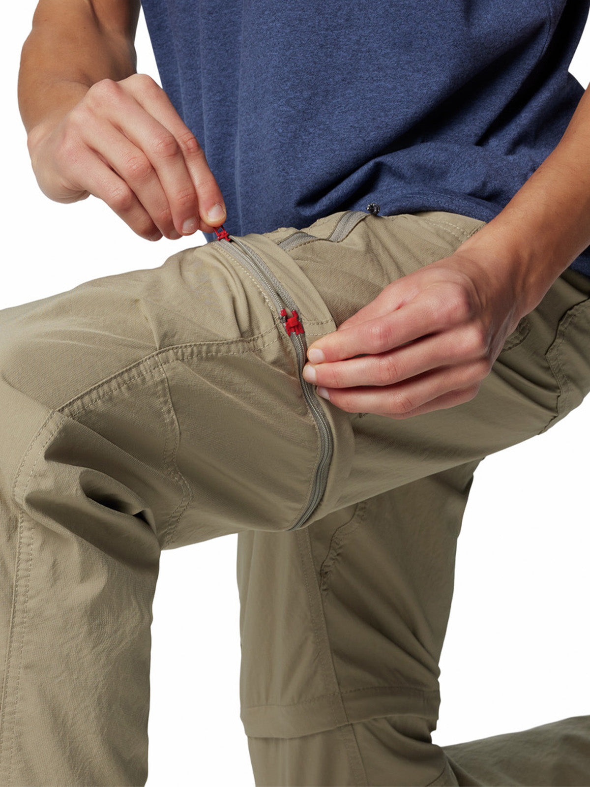 Pantalón Hombre Silver Ridge Utility Convertible Beige Columbia