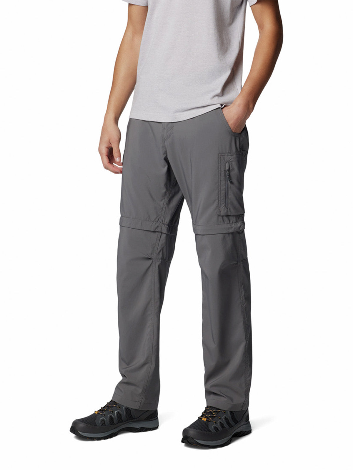 Pantalón Hombre Silver Ridge Utility Convertible Gris Columbia