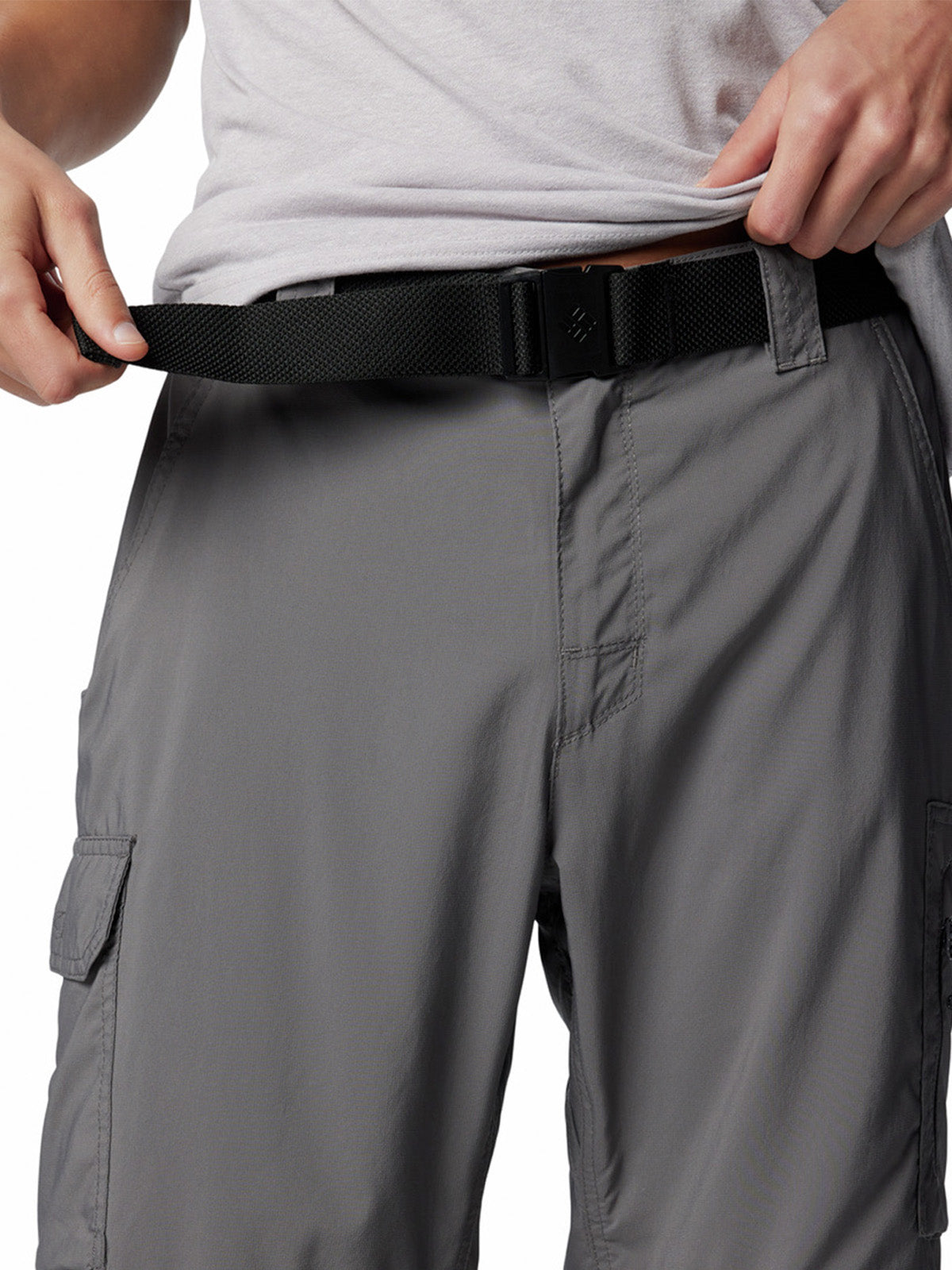 Pantalón Hombre Silver Ridge Utility Convertible Gris Columbia