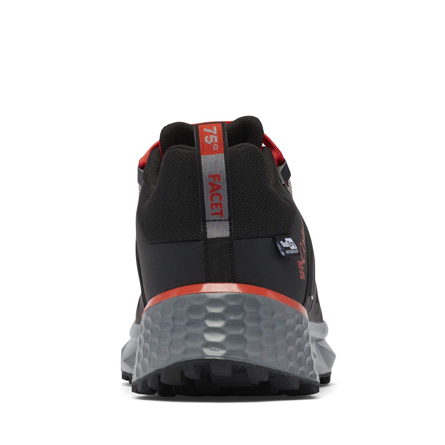 Zapatilla Hombre Facet 75 Outdry Negro Black Hiking Columbia