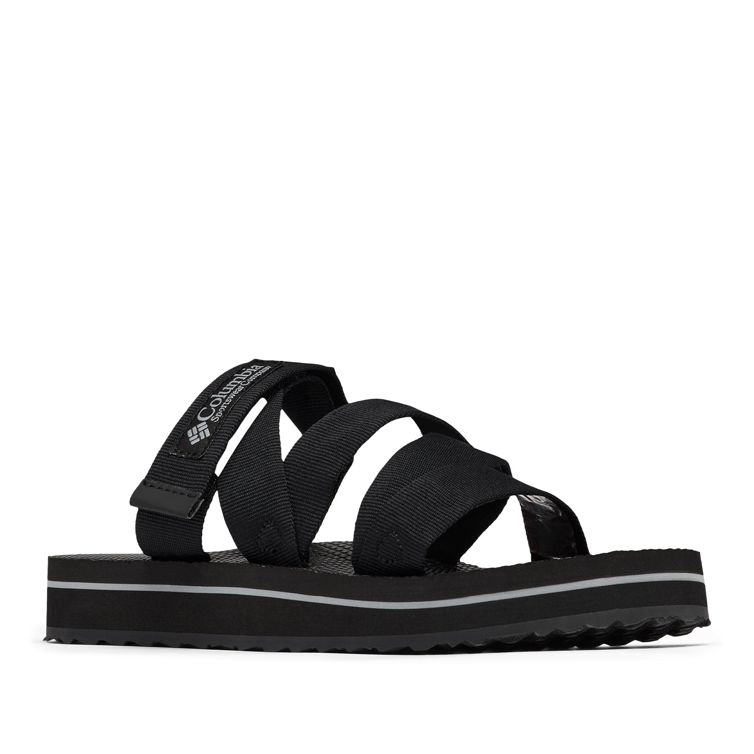 Sandalia Mujer Alava Slide Negro Columbia