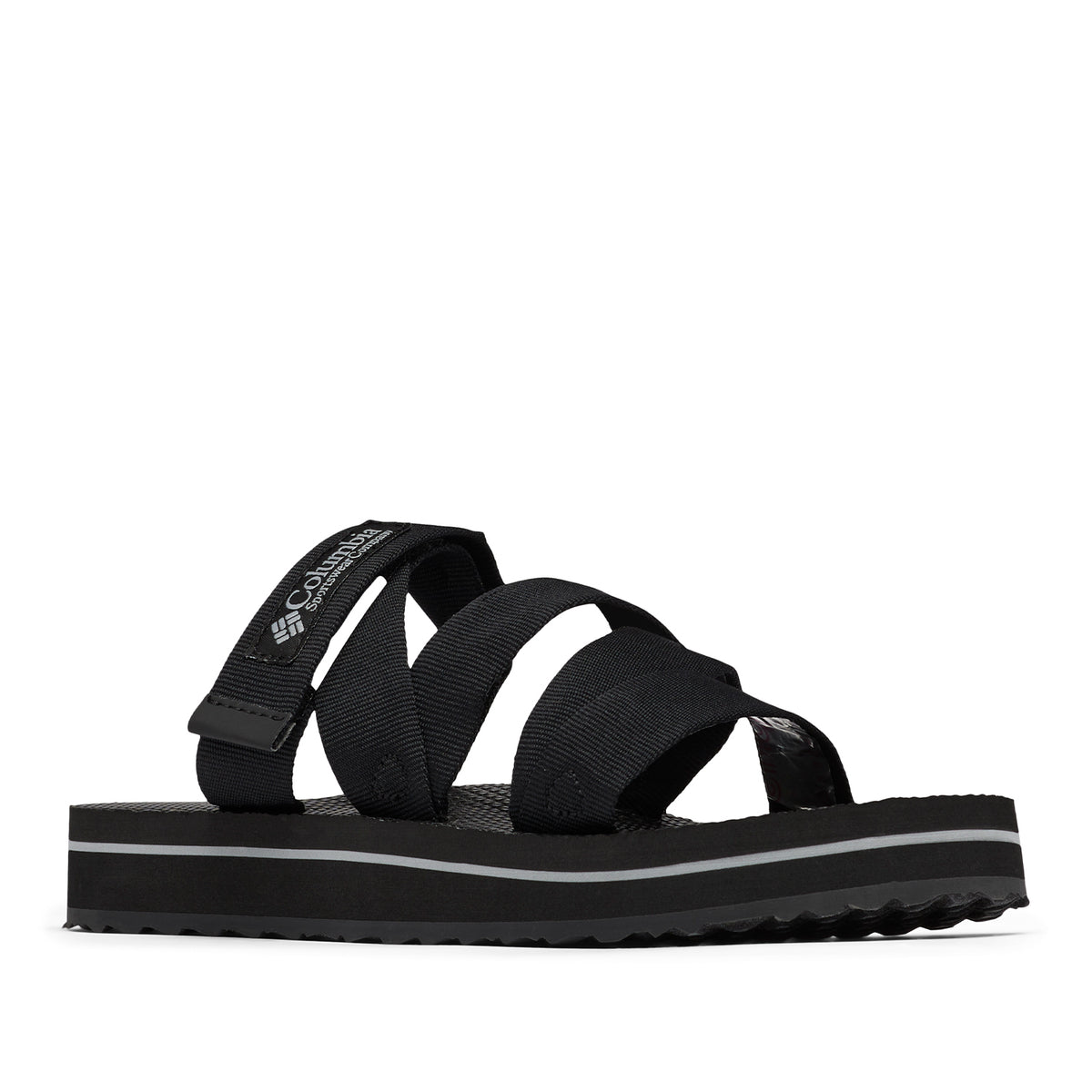 Sandalia Mujer Alava Slide Negro Columbia