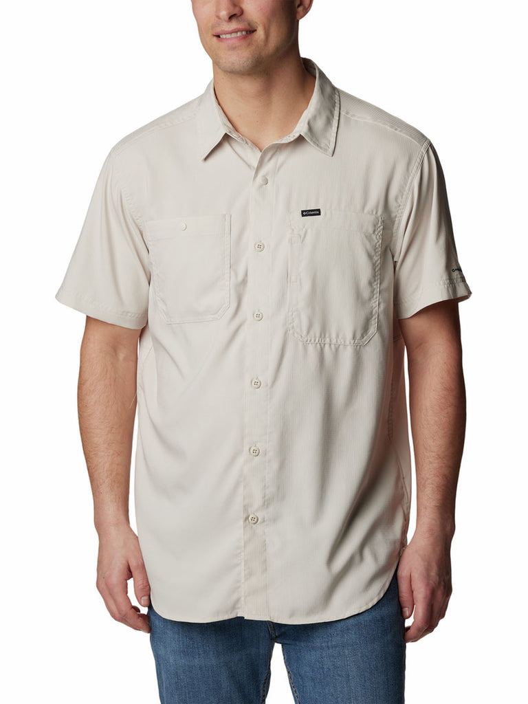 Camisa Manga Corta Hombre Silver Ridge Utility Lite Beige Columbia