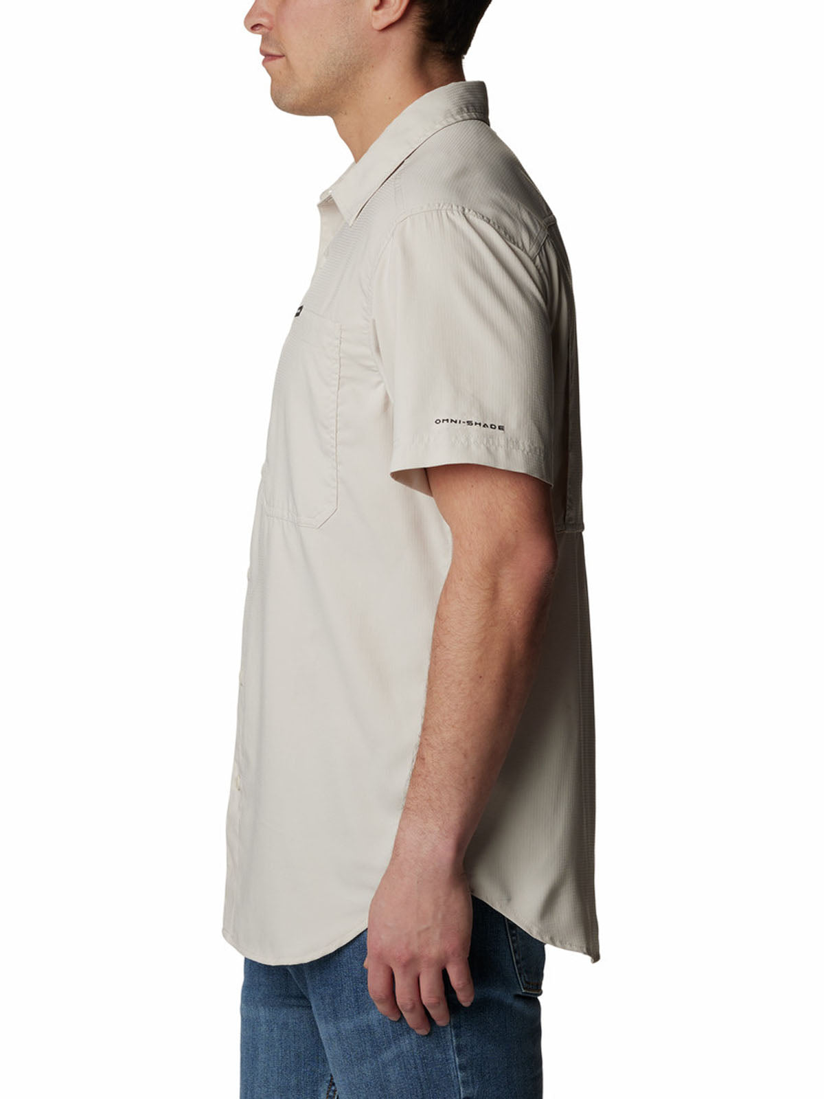 Camisa Manga Corta Hombre Silver Ridge Utility Lite Beige Columbia