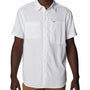 Camisa Manga Corta Hombre Silver Ridge Utility Blanco Columbia