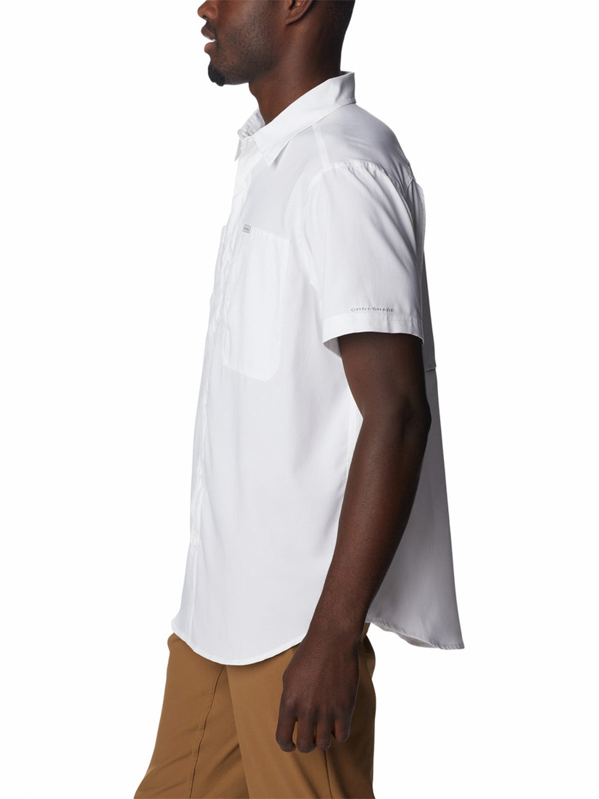 Camisa Manga Corta Hombre Silver Ridge Utility Blanco Columbia