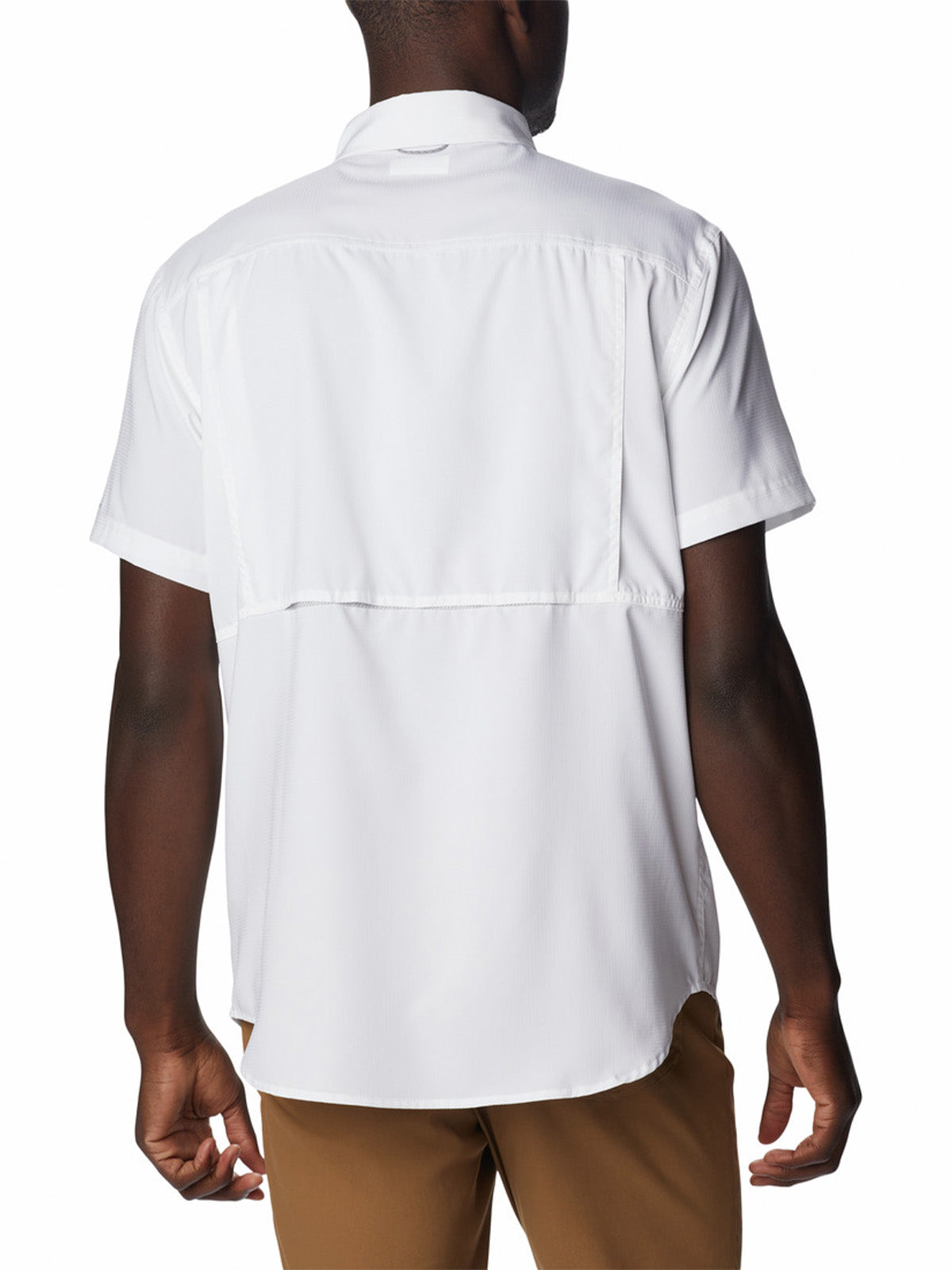 Camisa Manga Corta Hombre Silver Ridge Utility Blanco Columbia