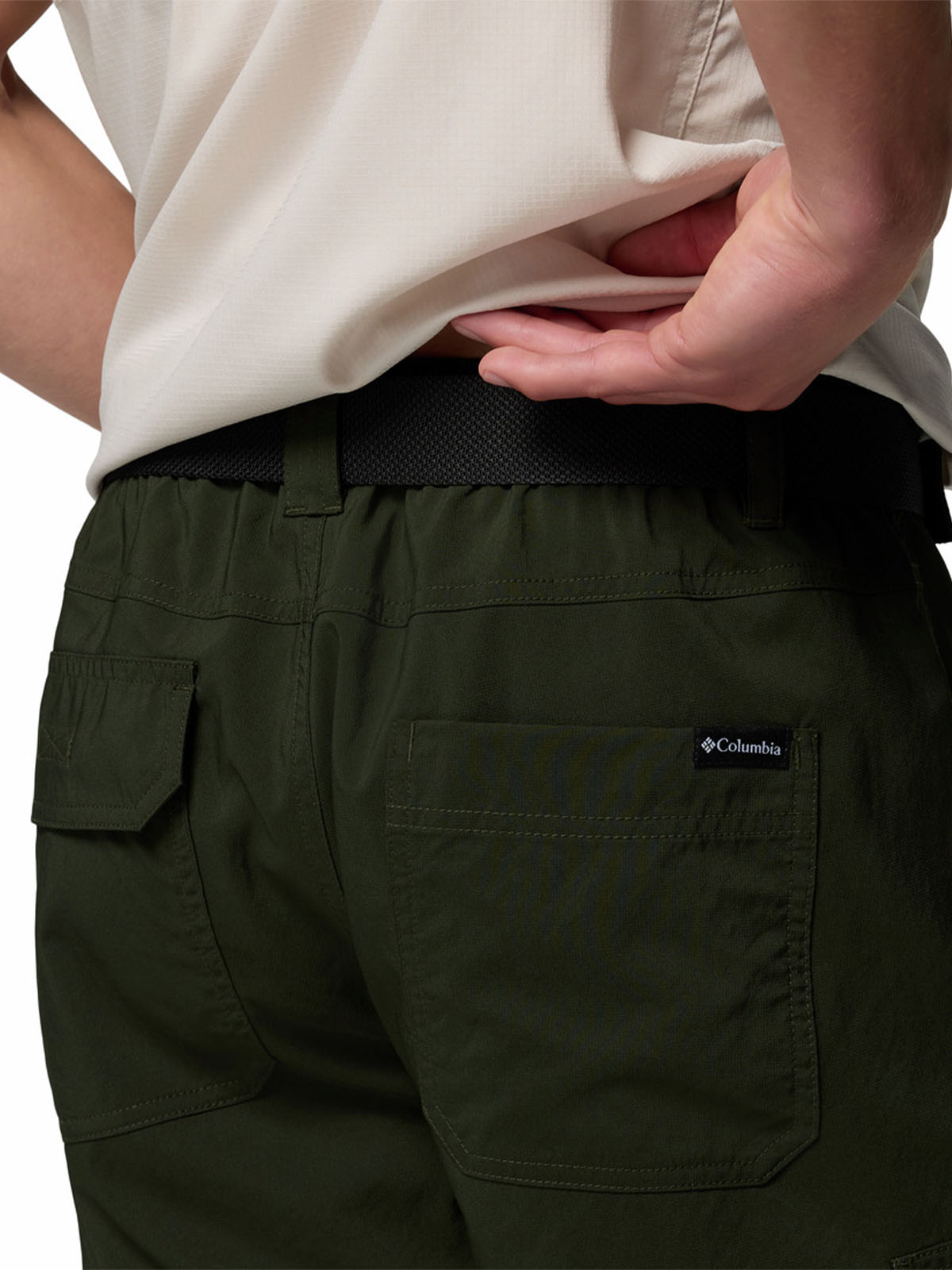 Short Hombre Silver Ridge Cargo Verde Columbia
