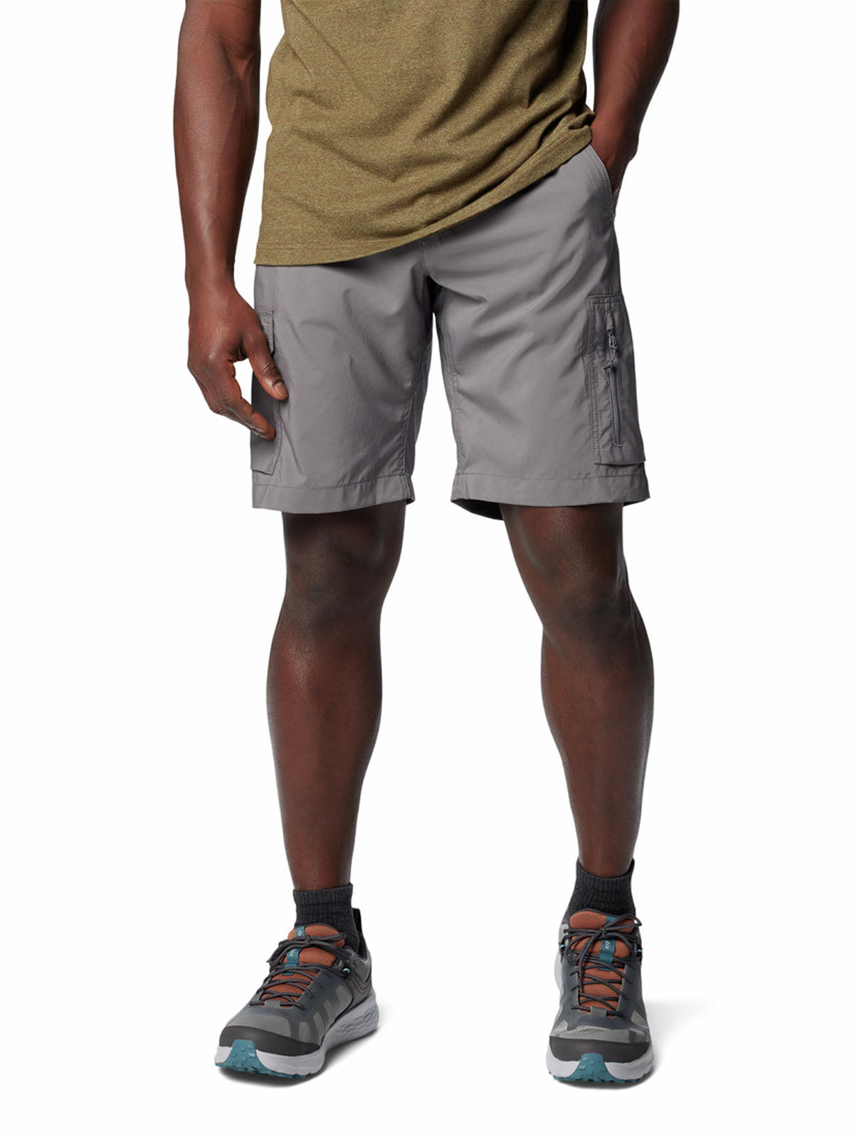 Short Hombre Silver Rdg Cargo Gris Columbia