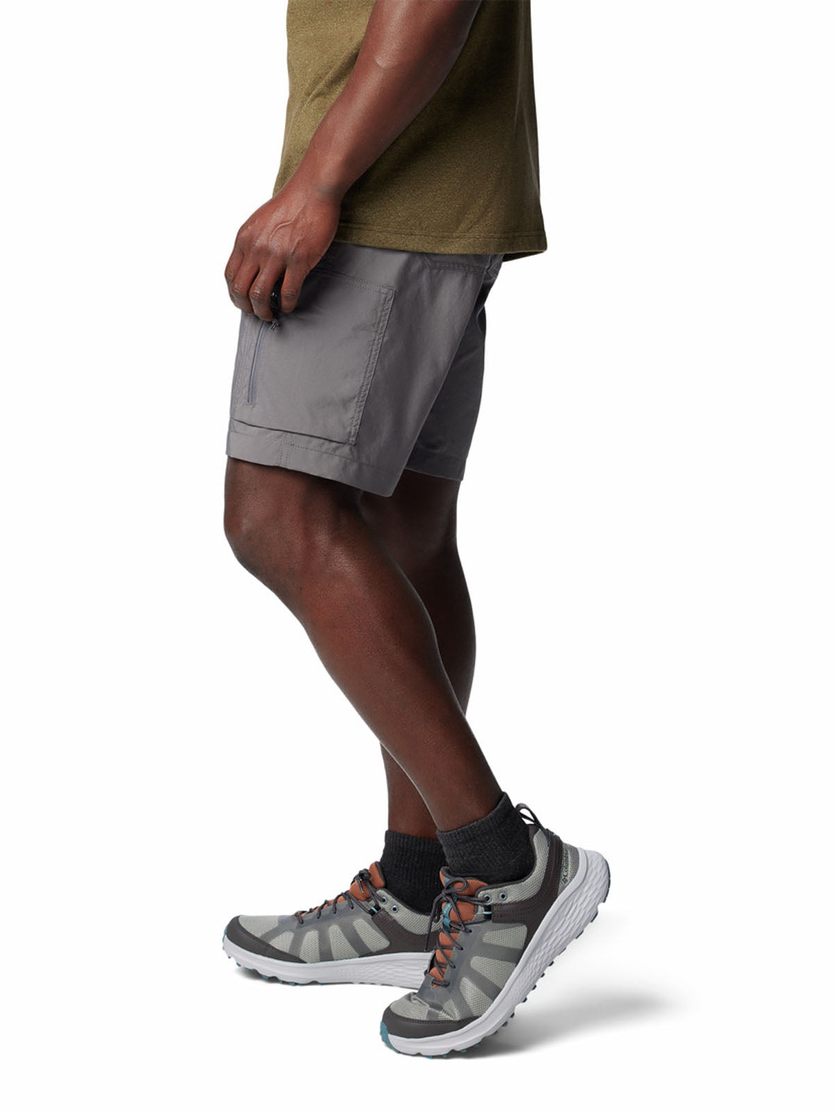 Short Hombre Silver Rdg Cargo Gris Columbia