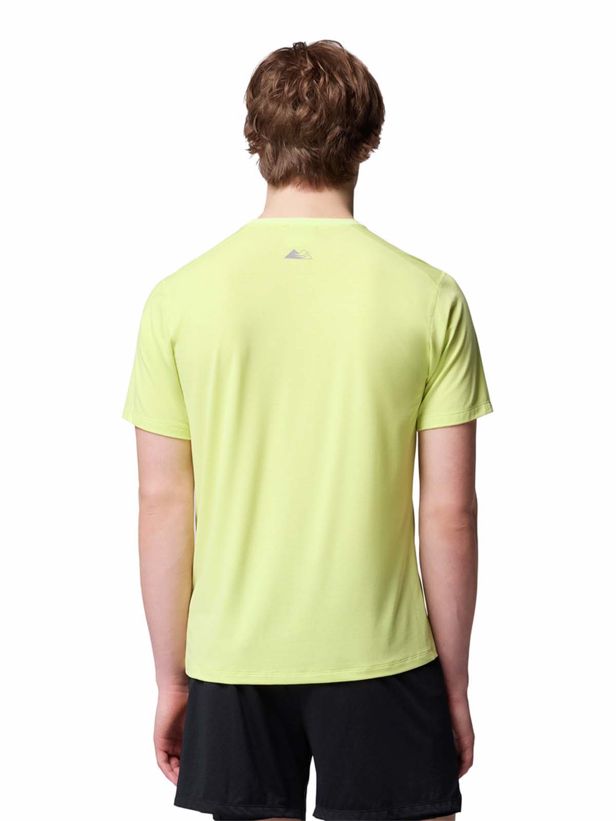 Polera Manga Corta Hombre Endle Trail Running Amarillo Columbia