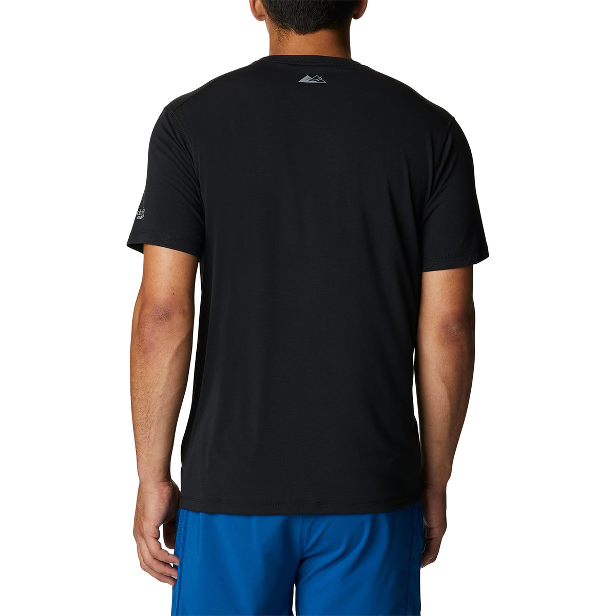 Polera Manga Corta Hombre Endless Trail Running Negro Columbia