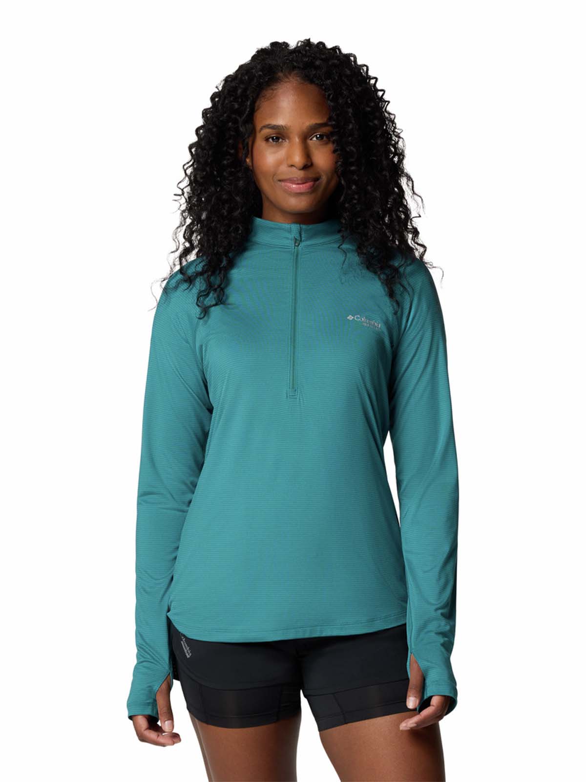Polar Mujer Endle Trail 1/2 Zip Azul Columbia