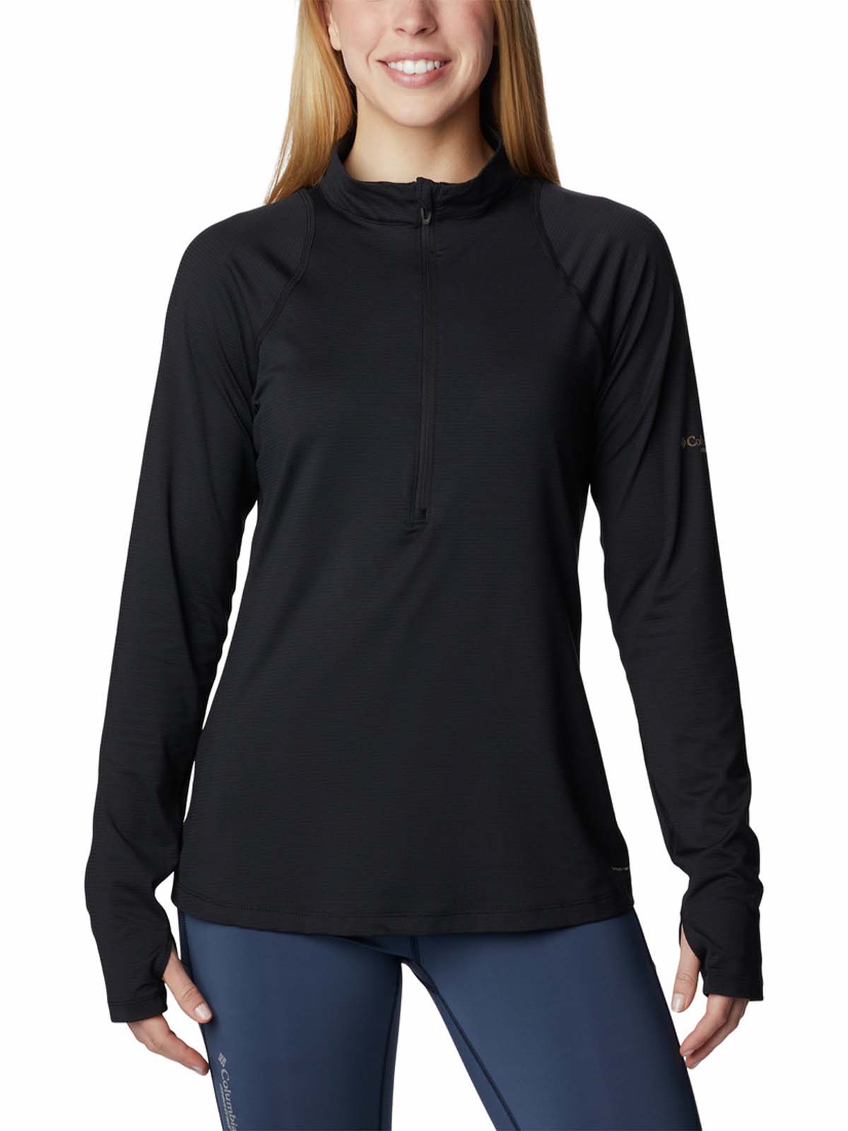 Polar Mujer Endle Trail 1/2 Zip Negro Columbia
