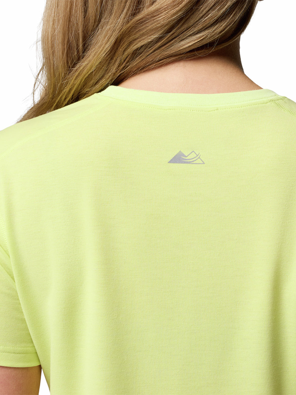 Polera Manga Corta Mujer Endle Trail Running Amarillo Columbia