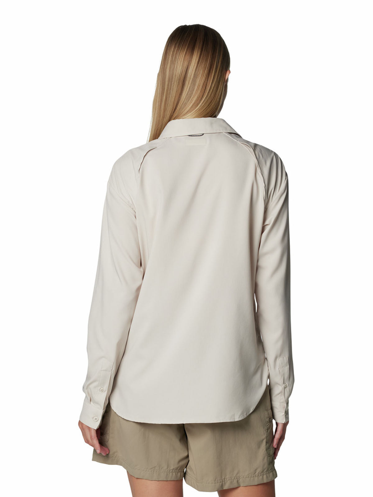 Blusa Manga Larga Mujer Silver Ridge Utility Beige Columbia