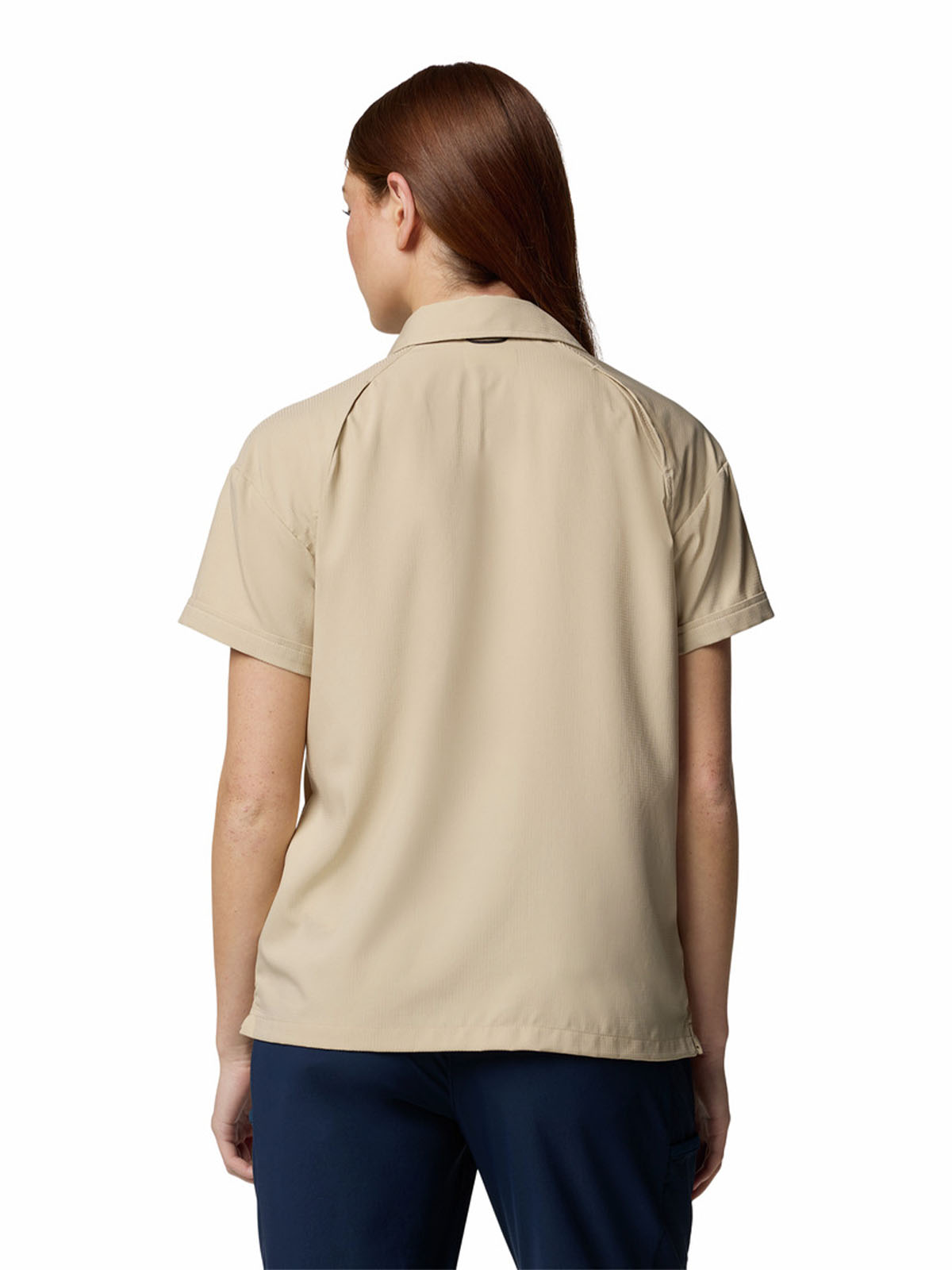 Camisa Manga Corta Mujer Silver Ridge Utility Beige Columbia