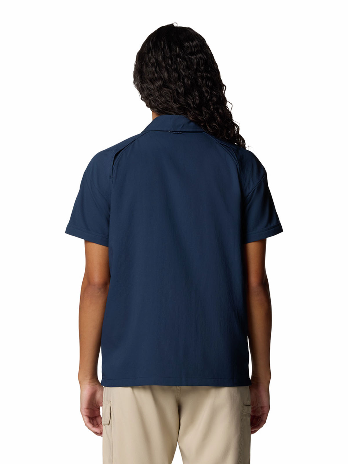 Camisa Manga Corta Mujer Silver Ridge Utility Azul Columbia