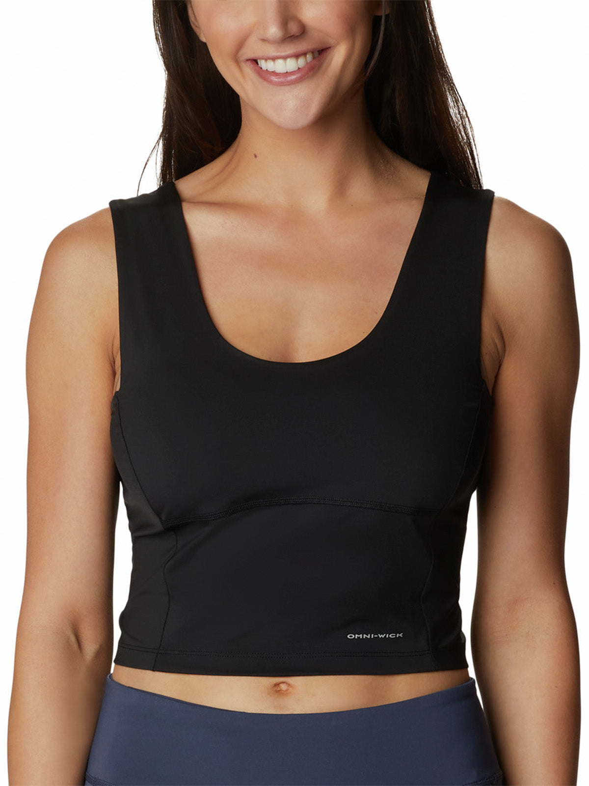 Polera Manga Corta Mujer Boundless Trek Tank Negro Columbia