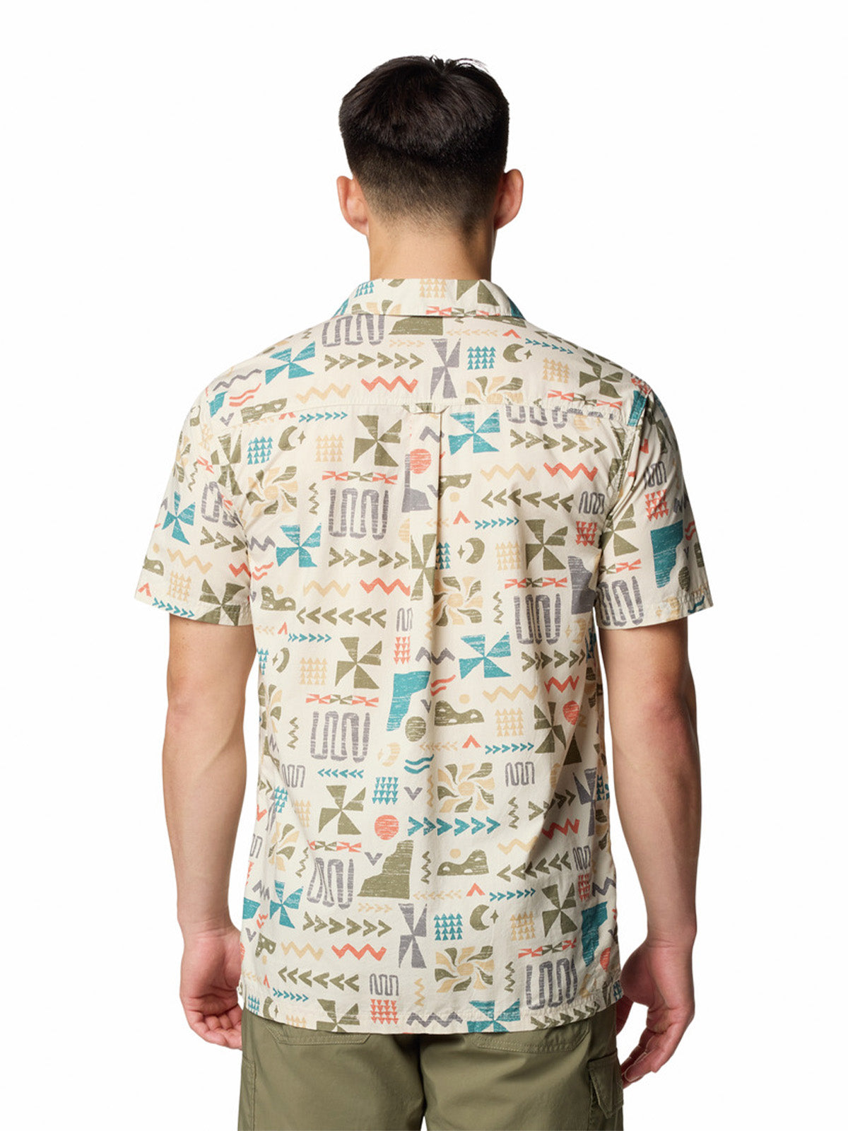 Camisa Manga Corta Hombre Pine Canyon Gris Columbia