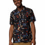 Camisa Manga Corta Hombre Pine Canyon Negro Columbia