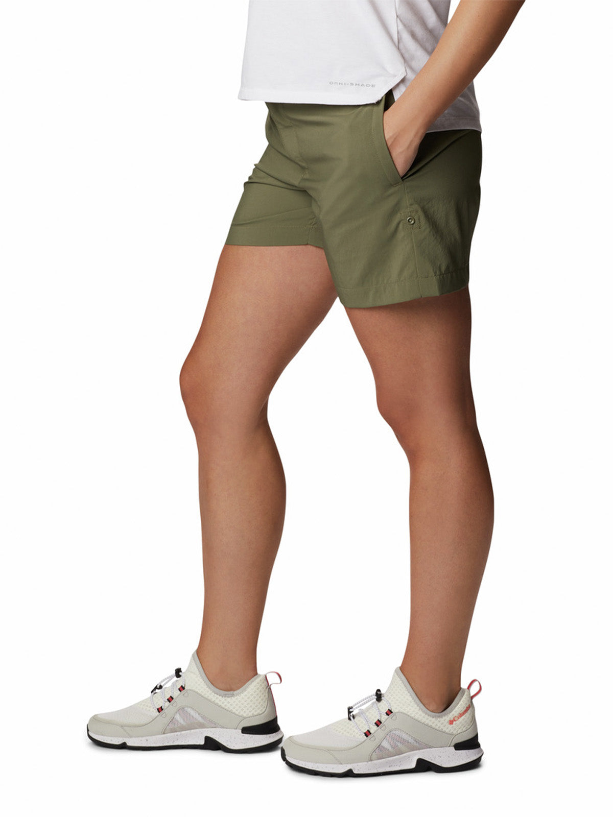 Short Mujer Silver Ridge Utility Verde Columbia