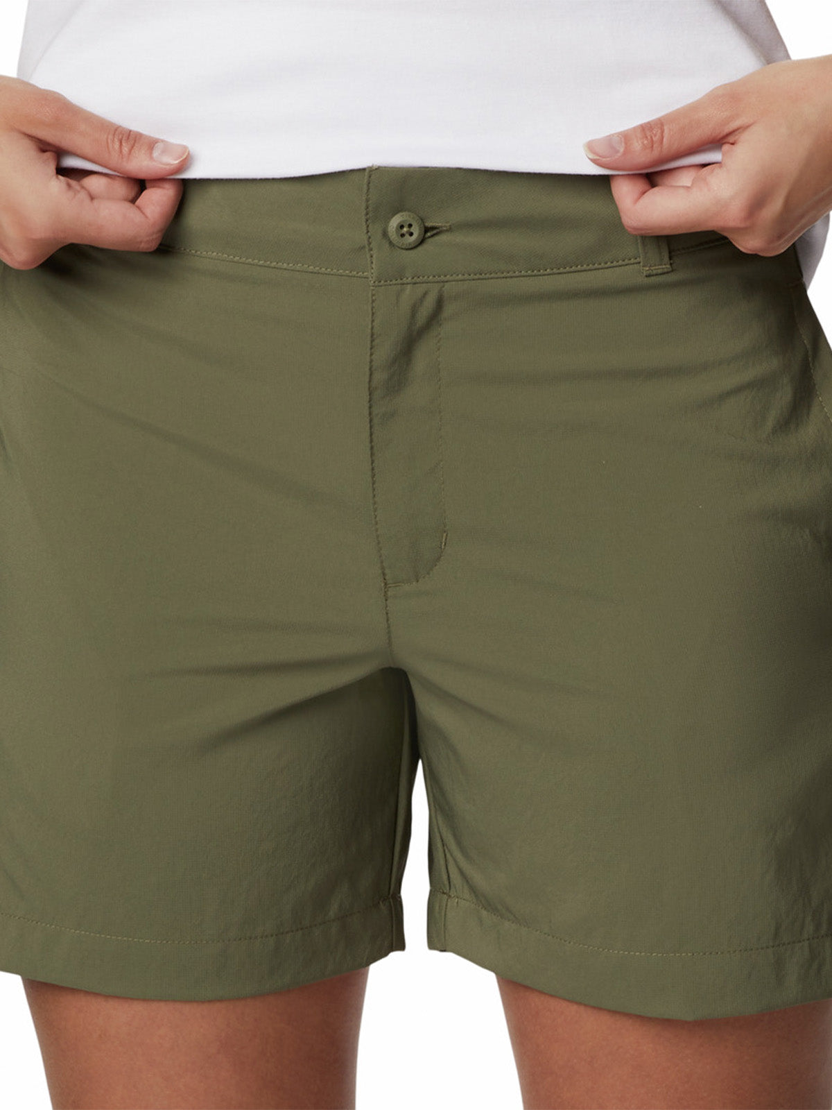 Short Mujer Silver Ridge Utility Verde Columbia