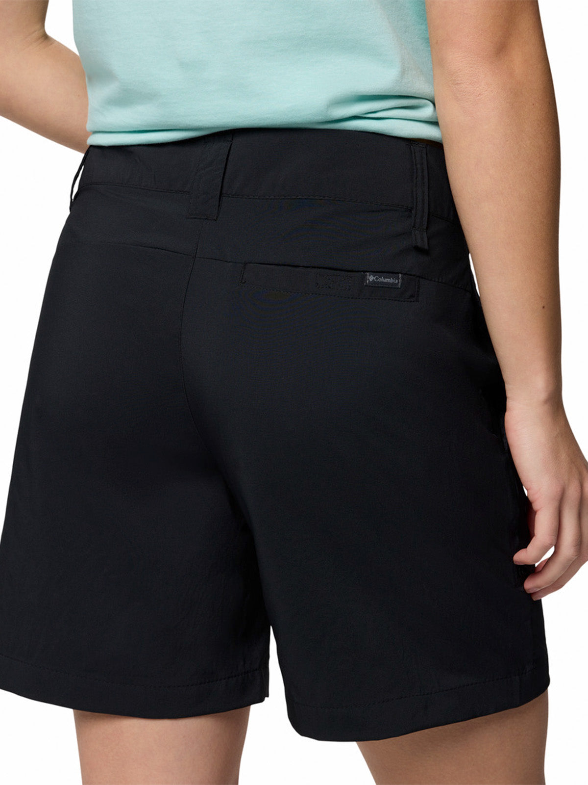 Short Mujer Silver Ridge Negro Columbia