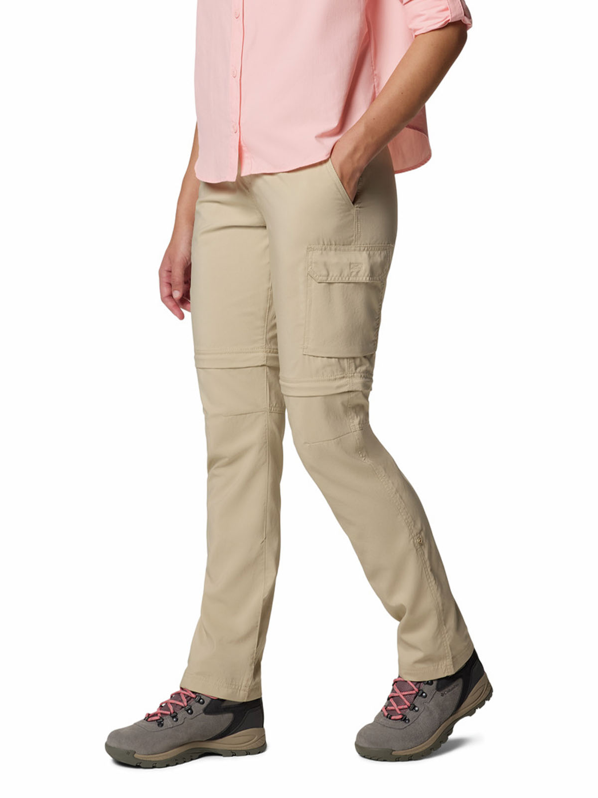 Pantalón Mujer Silver Ridge Utility Beige Columbia