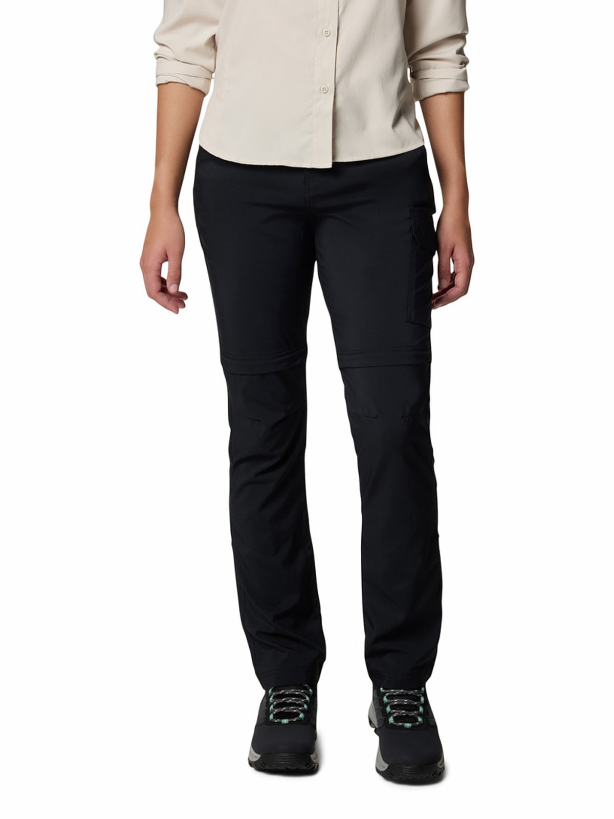 Pantalón Mujer Silver Ridge Utility Negro Columbia