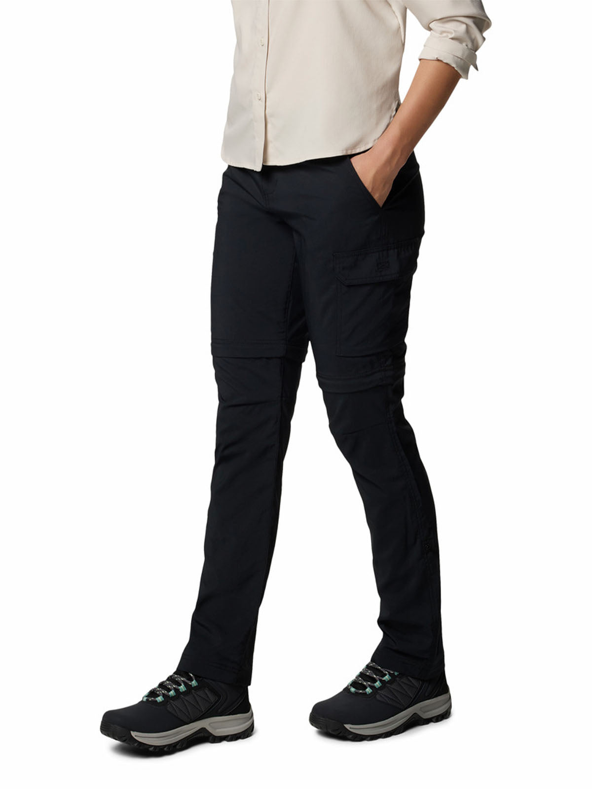 Pantalón Mujer Silver Ridge Utility Negro Columbia