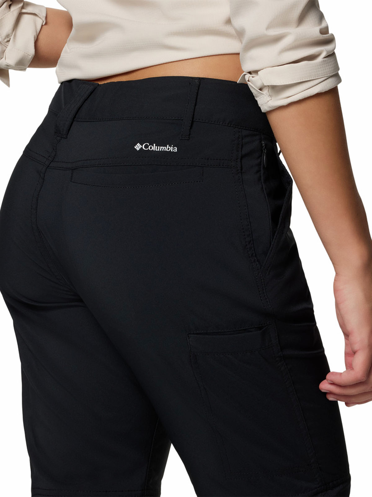 Pantalón Mujer Silver Ridge Utility Negro Columbia