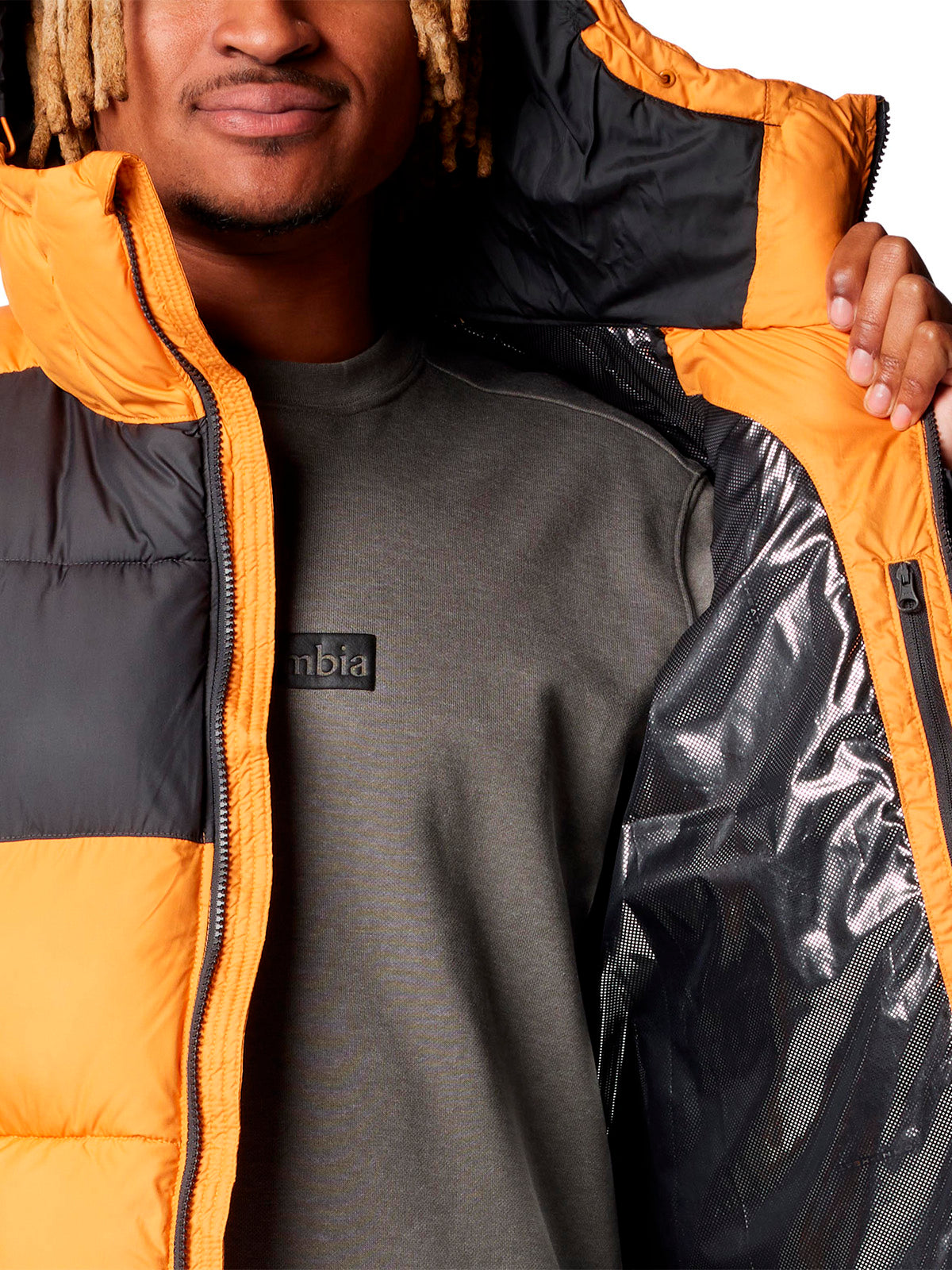 Parka Hombre Pike Lake II Hooded Amarillo Columbia