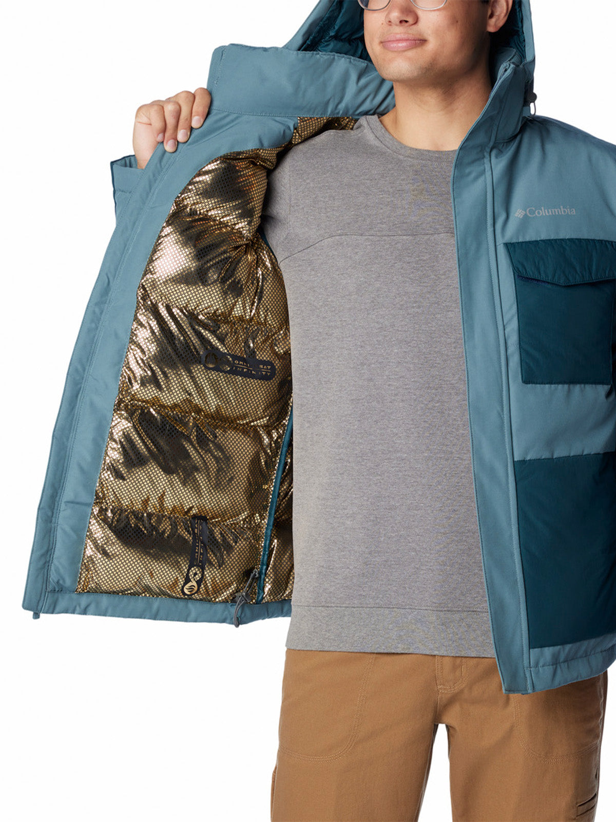 Parka Hombre Marquam Peak Azul Columbia