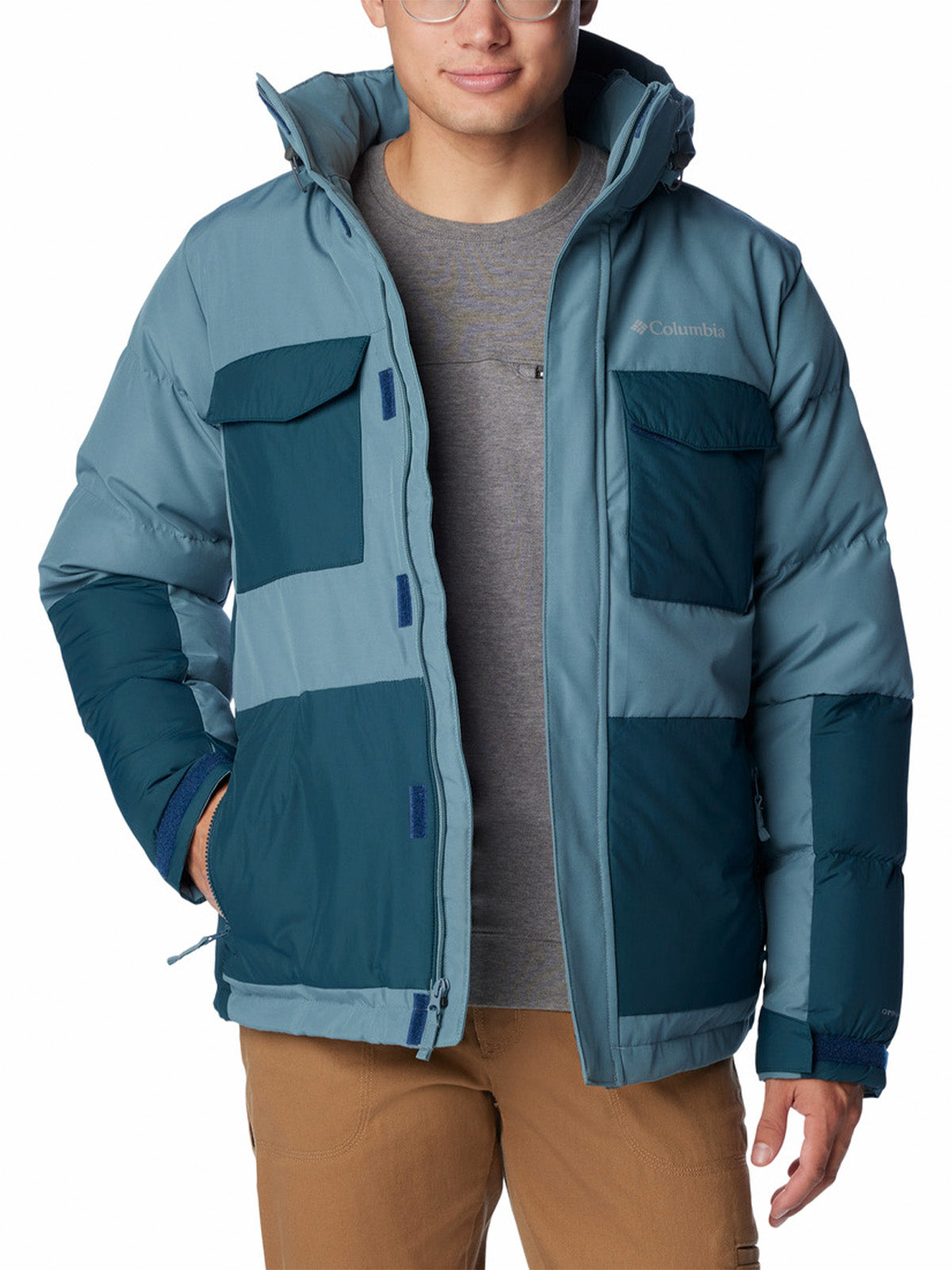 Parka Hombre Marquam Peak Azul Columbia