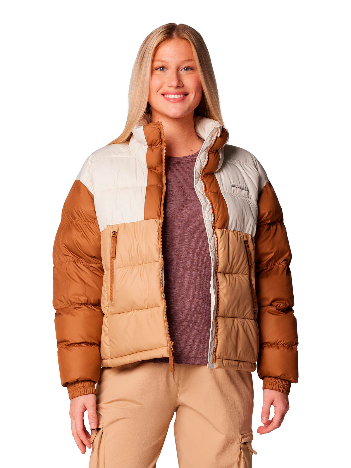Parka Mujer Pike Lake II Cropped Beige Columbia
