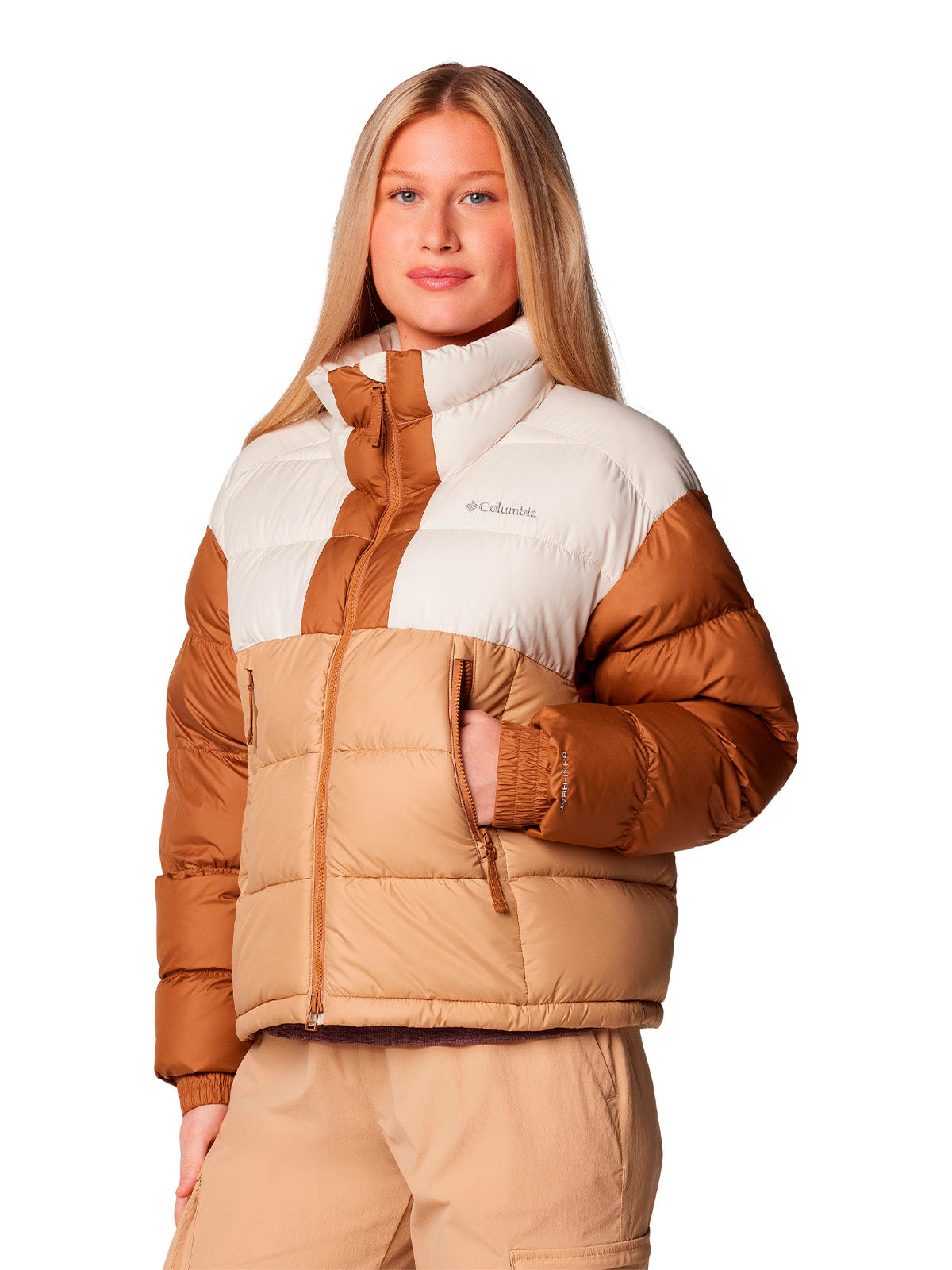 Parka Mujer Pike Lake II Cropped Beige Columbia