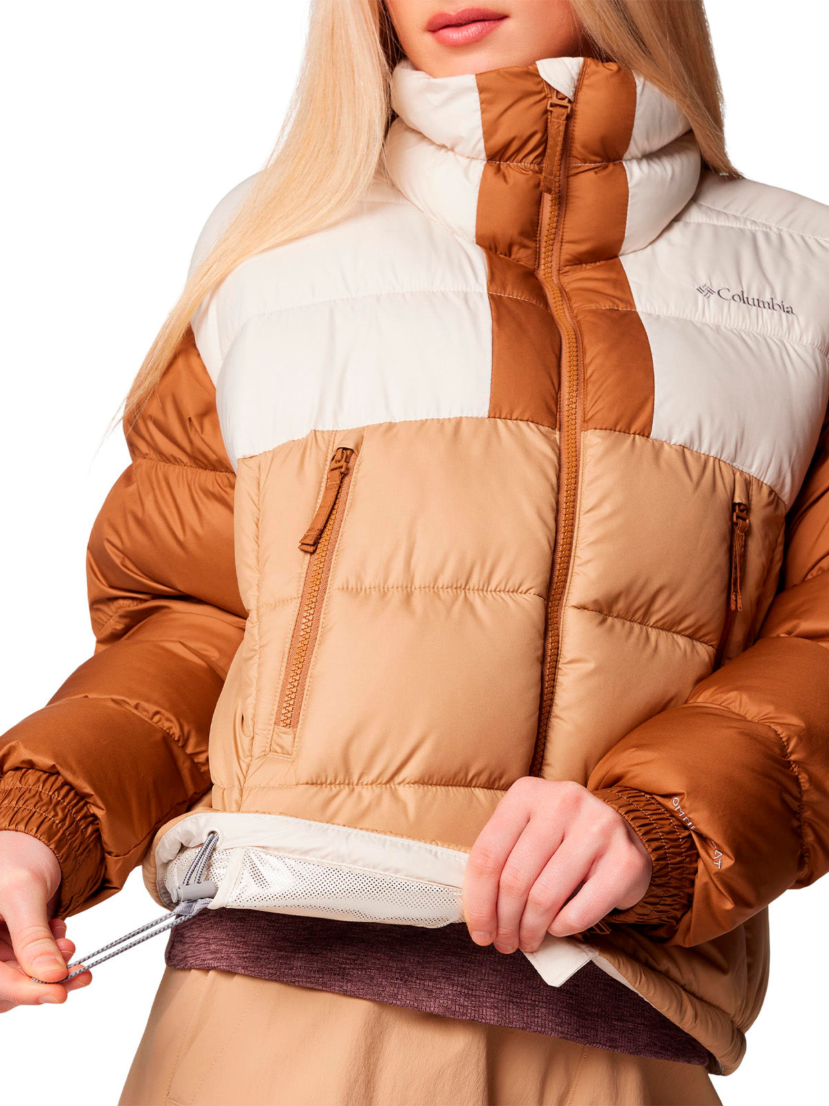 Parka Mujer Pike Lake II Cropped Beige Columbia