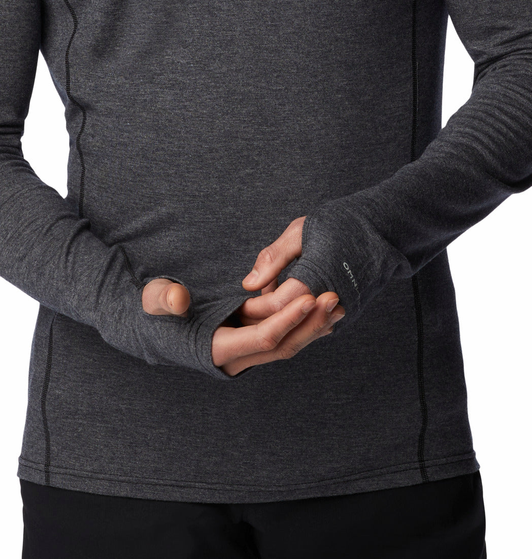 Primera Capa Polera Hombre Tunnel Springs Wcrew Negro Columbia