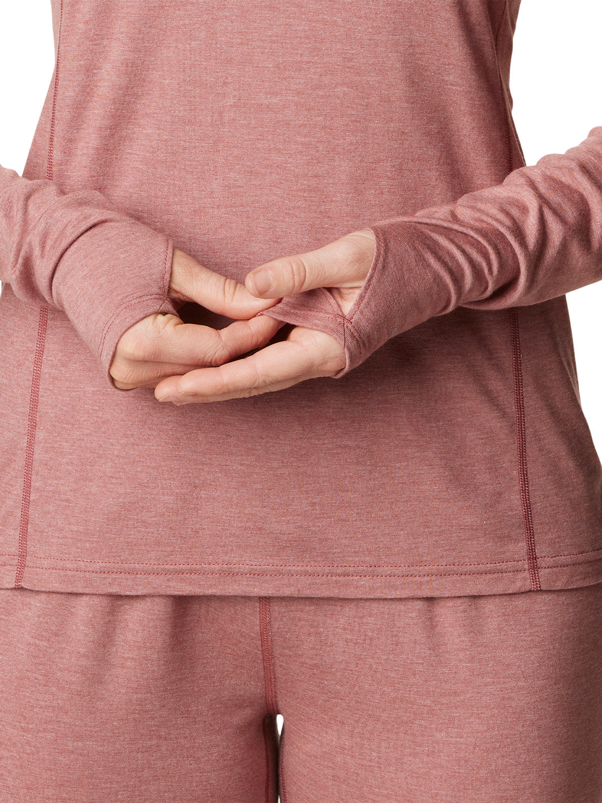 Primera Capa Polera Mujer Tunnel Springs Wcrew Rojo Columbia