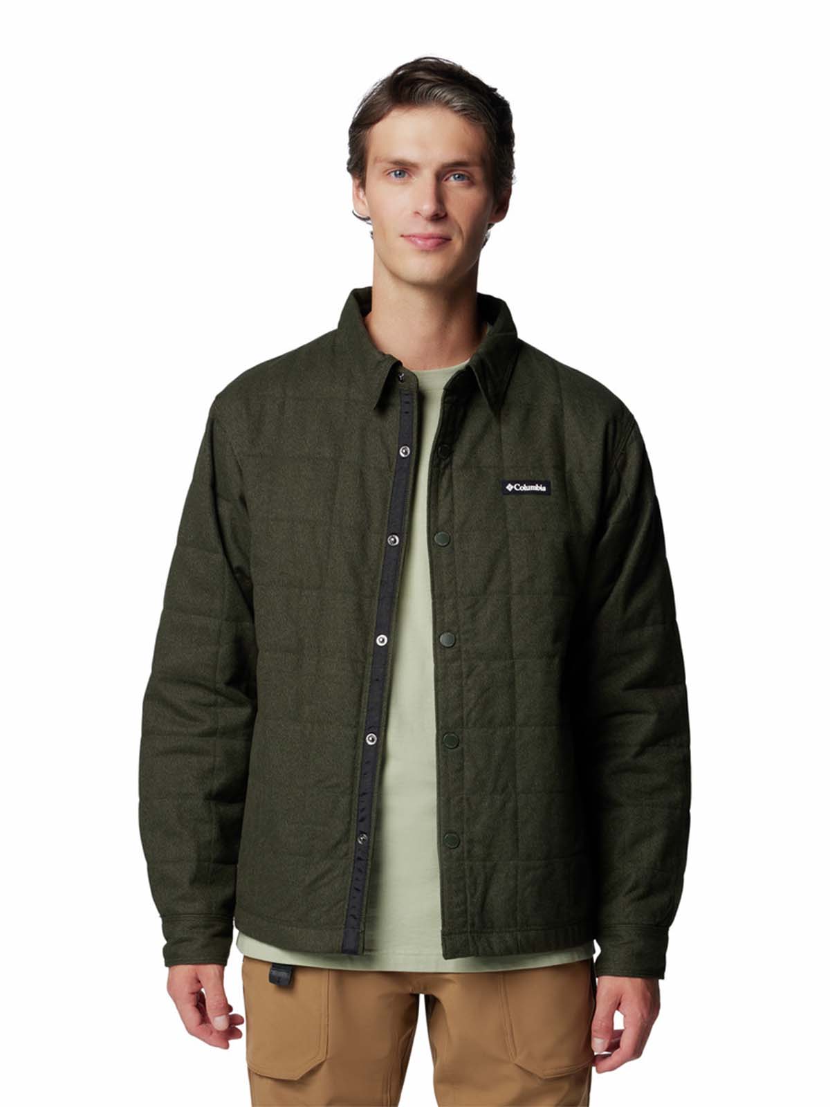 Camisa Manga Larga Hombre Landroamer Verde Columbia